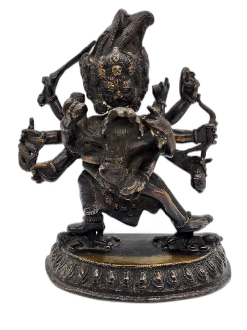 Tibetan Gilt Bronze Vajrakilaya
